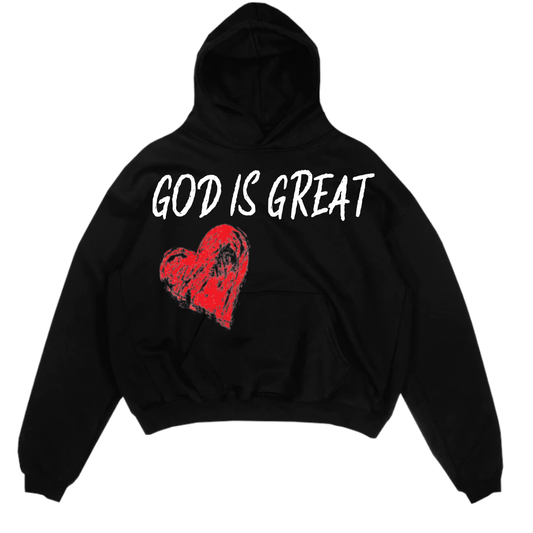 God Is Great Black Hoodie