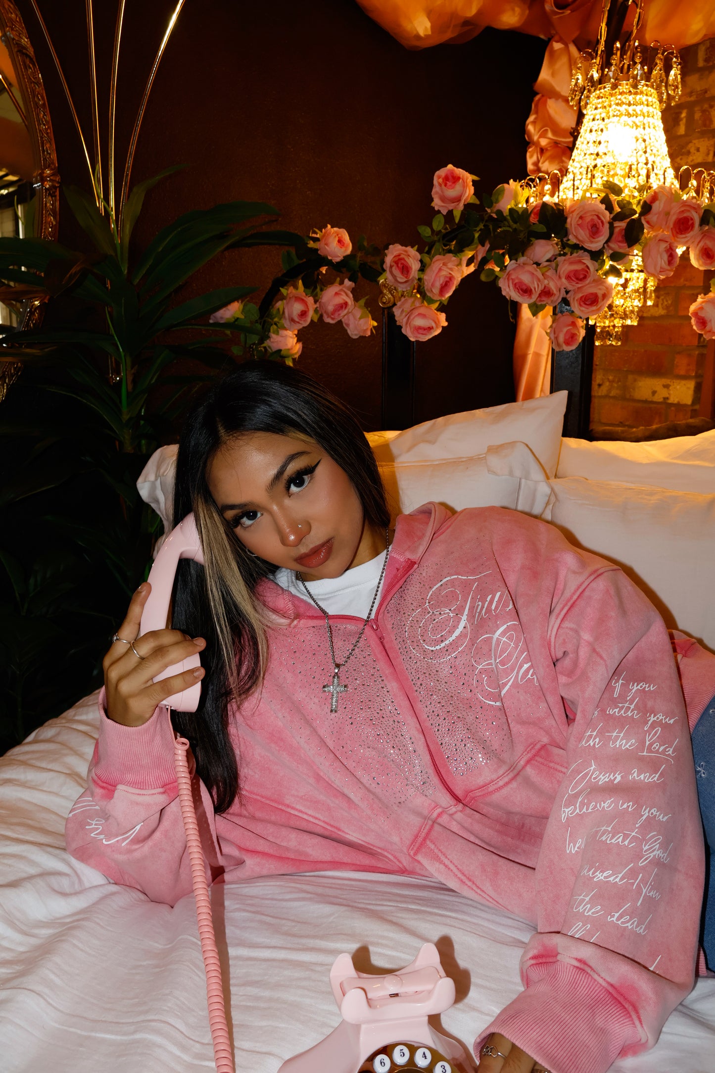 Blush Trust God ZipUp