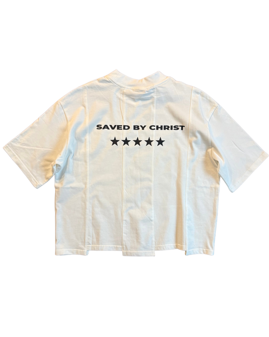 God Loves 7 Panel tee