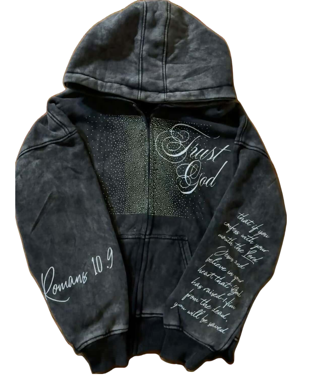 Black Trust God Zipup