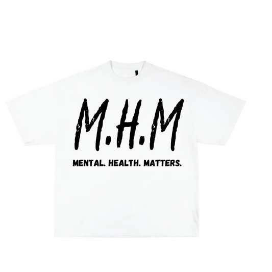 White M.H.M TEE