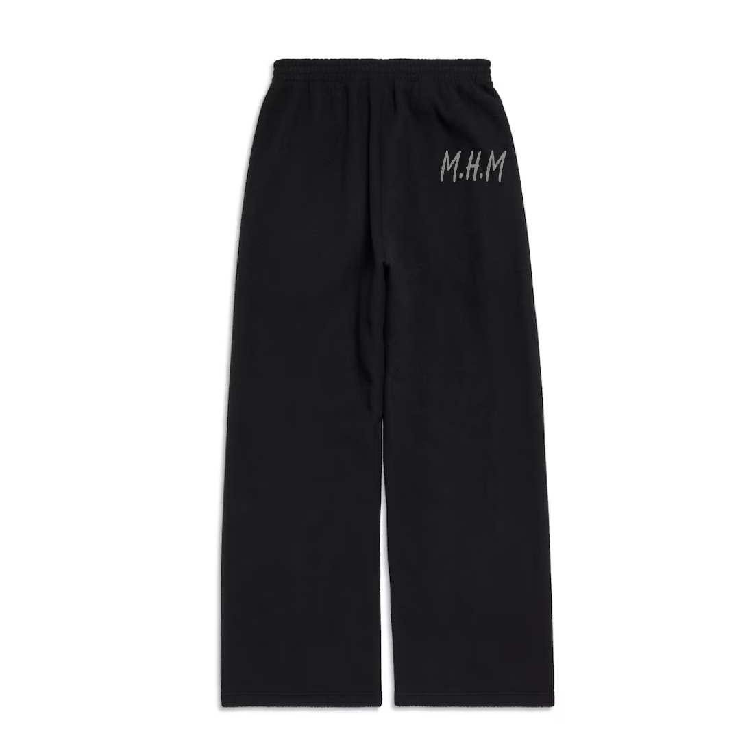 LIMITED BLACK M.H.M BAGGY SWEATS