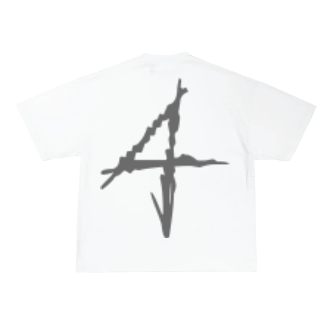 4 White Tee