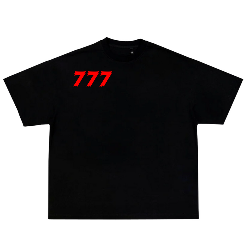 Red 777 Black Shirt