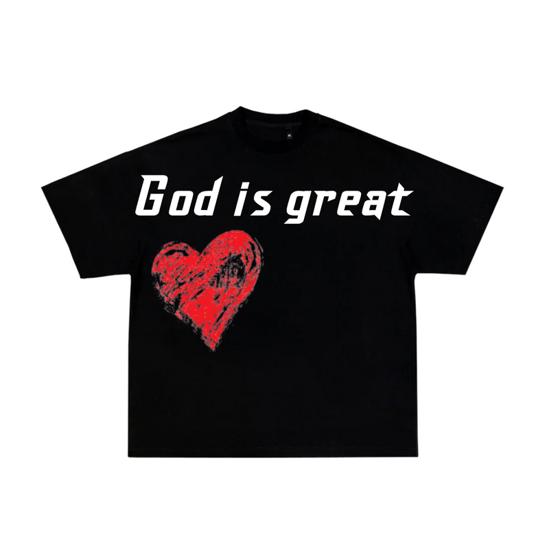 GOD IS GREAT BLACK TEE