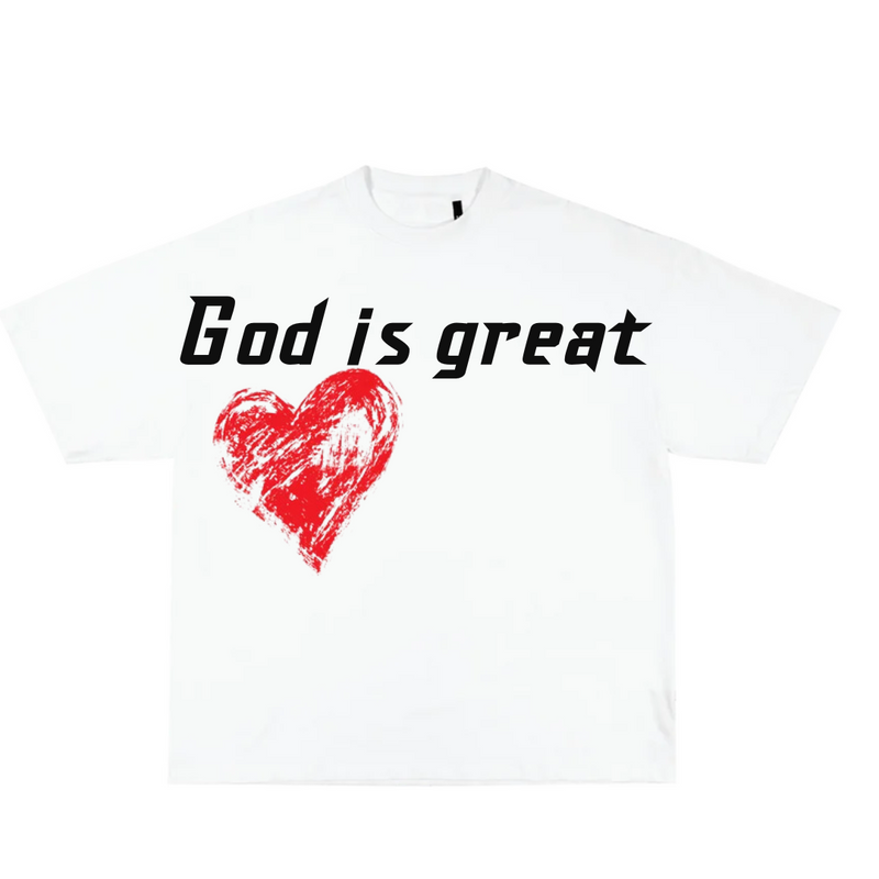 GOD IS GREAT WHITE TEE