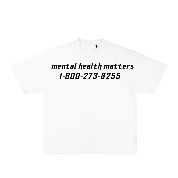 (lLIMITED) mental health matter white tee