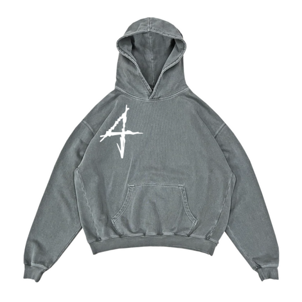 4 Dark grey hoodie