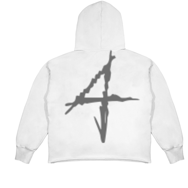 White 4 Hoodie