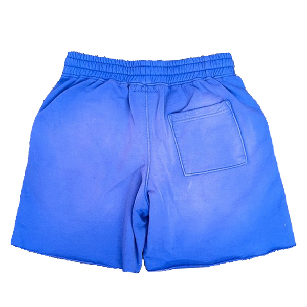 Blue 4 Acid Washed Shorts