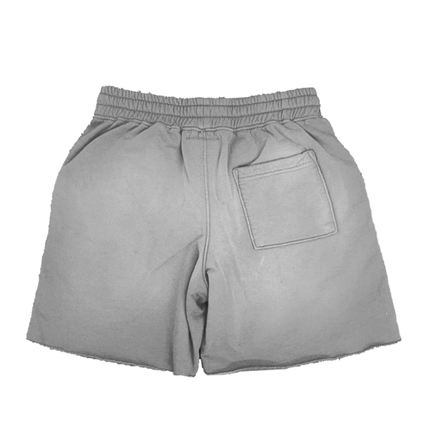 Grey 4 Acid Washed Shorts