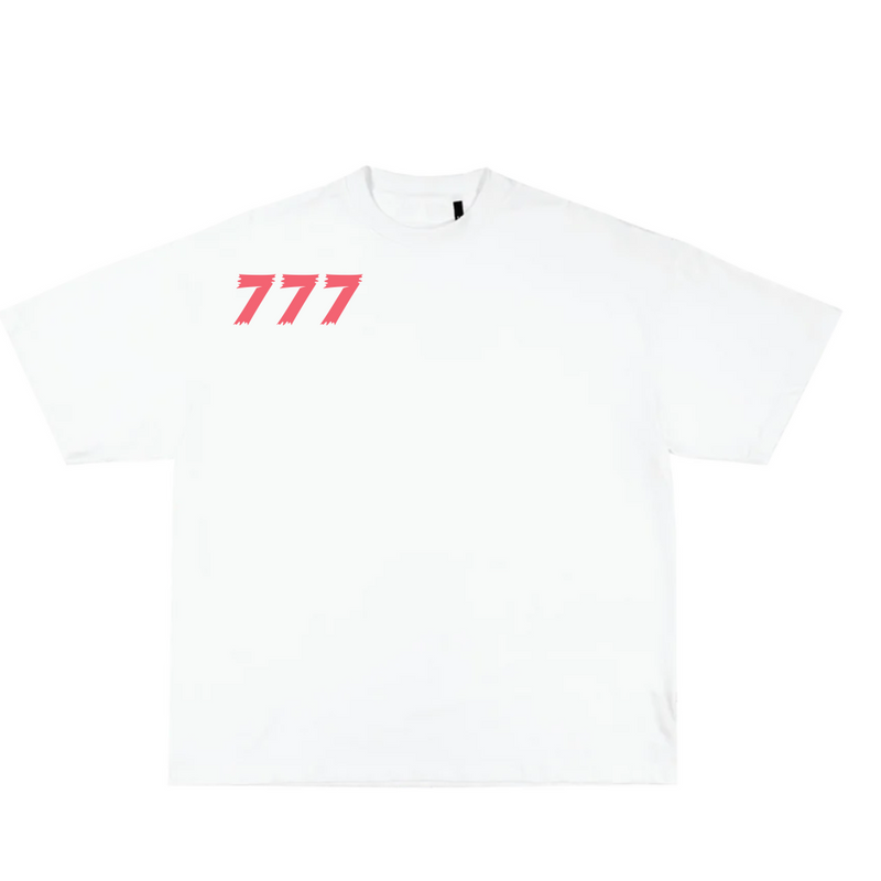 (PINK) 777 White Shirt