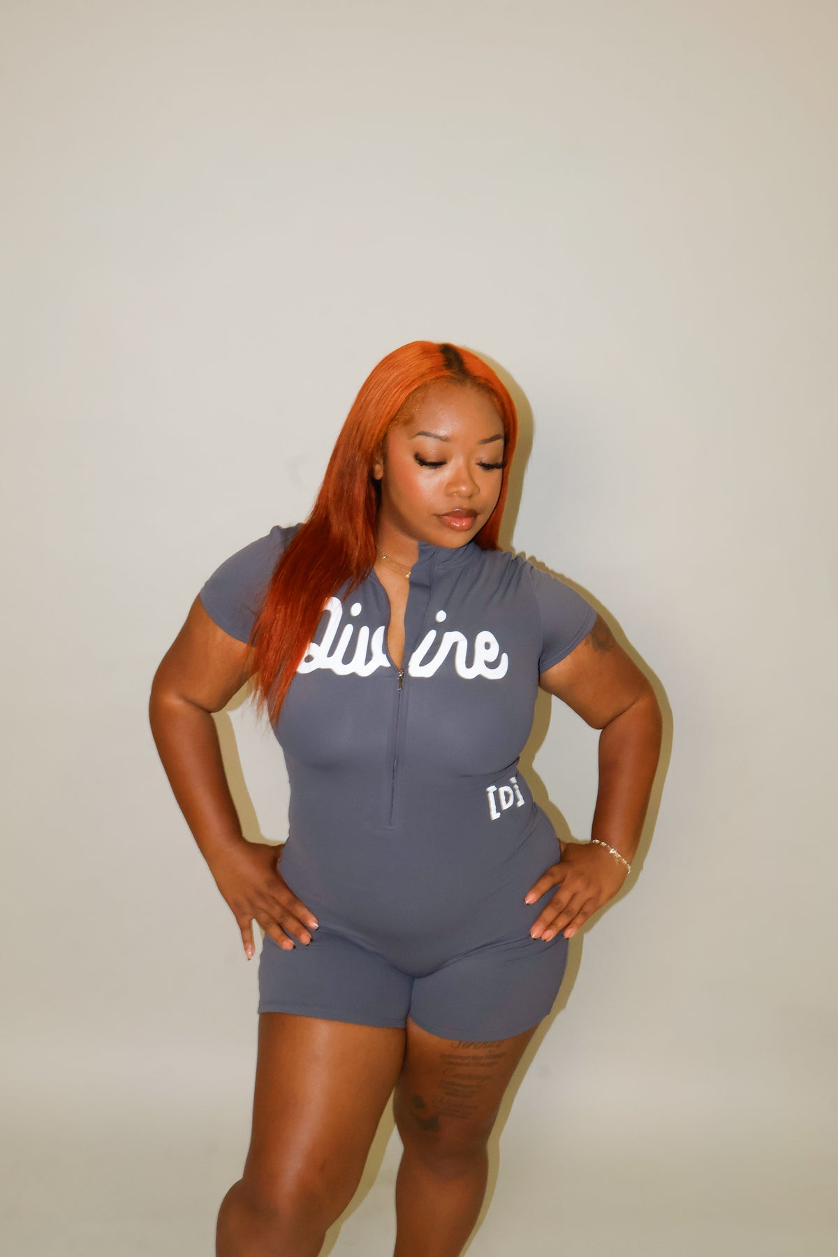 Cloud Grey Divine Bodysuit