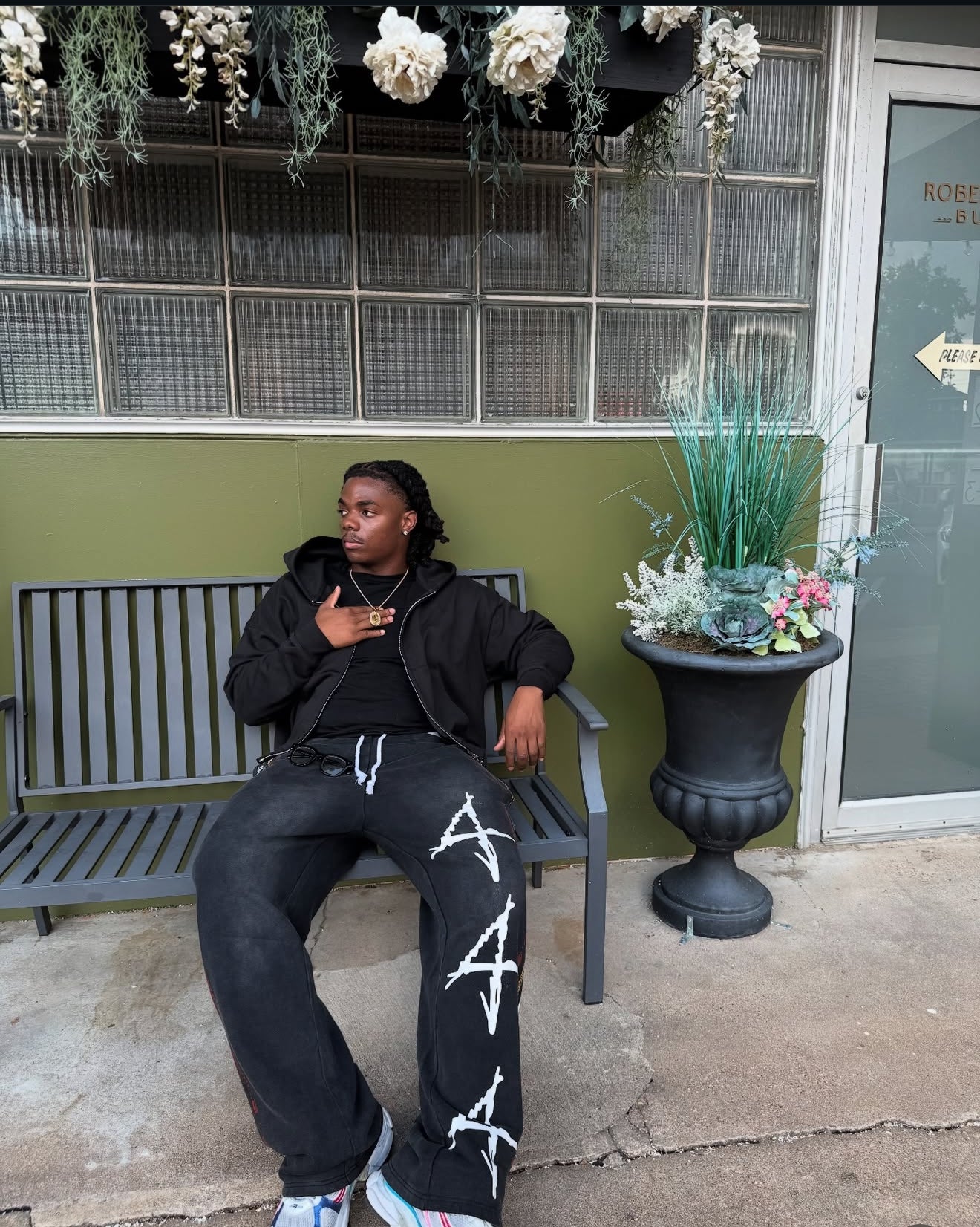 Stripped 444 Sweatpants