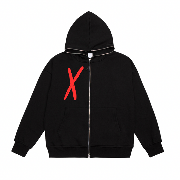 X Zipup hoodie