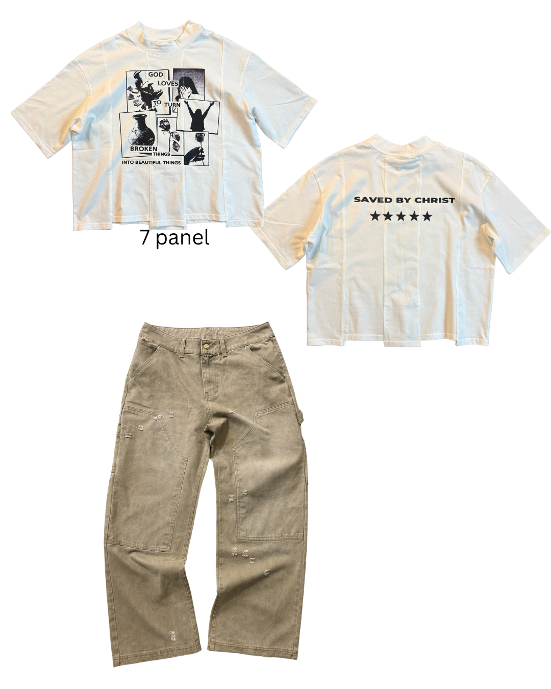God loves denim set