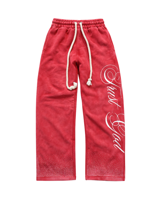 Crimson Trust God  Sweats