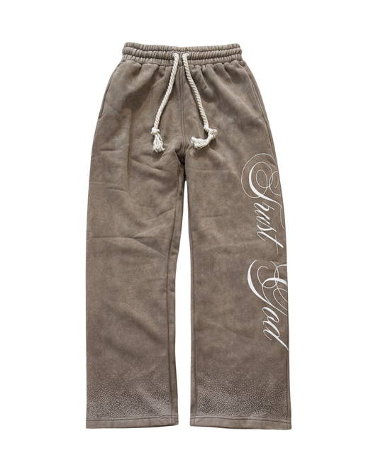 Grey Trust God Sweats