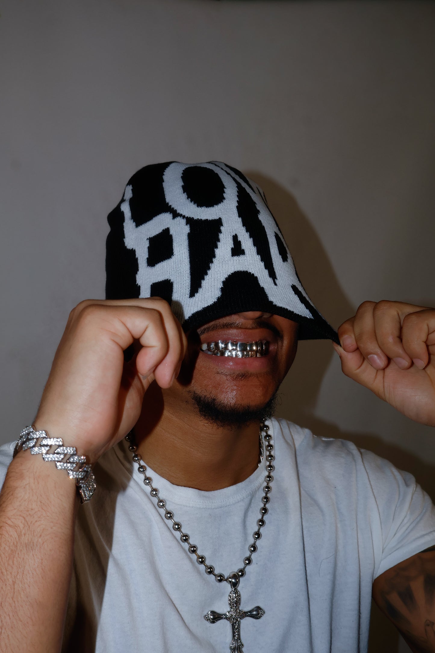 Black LOVE HARD Beanie