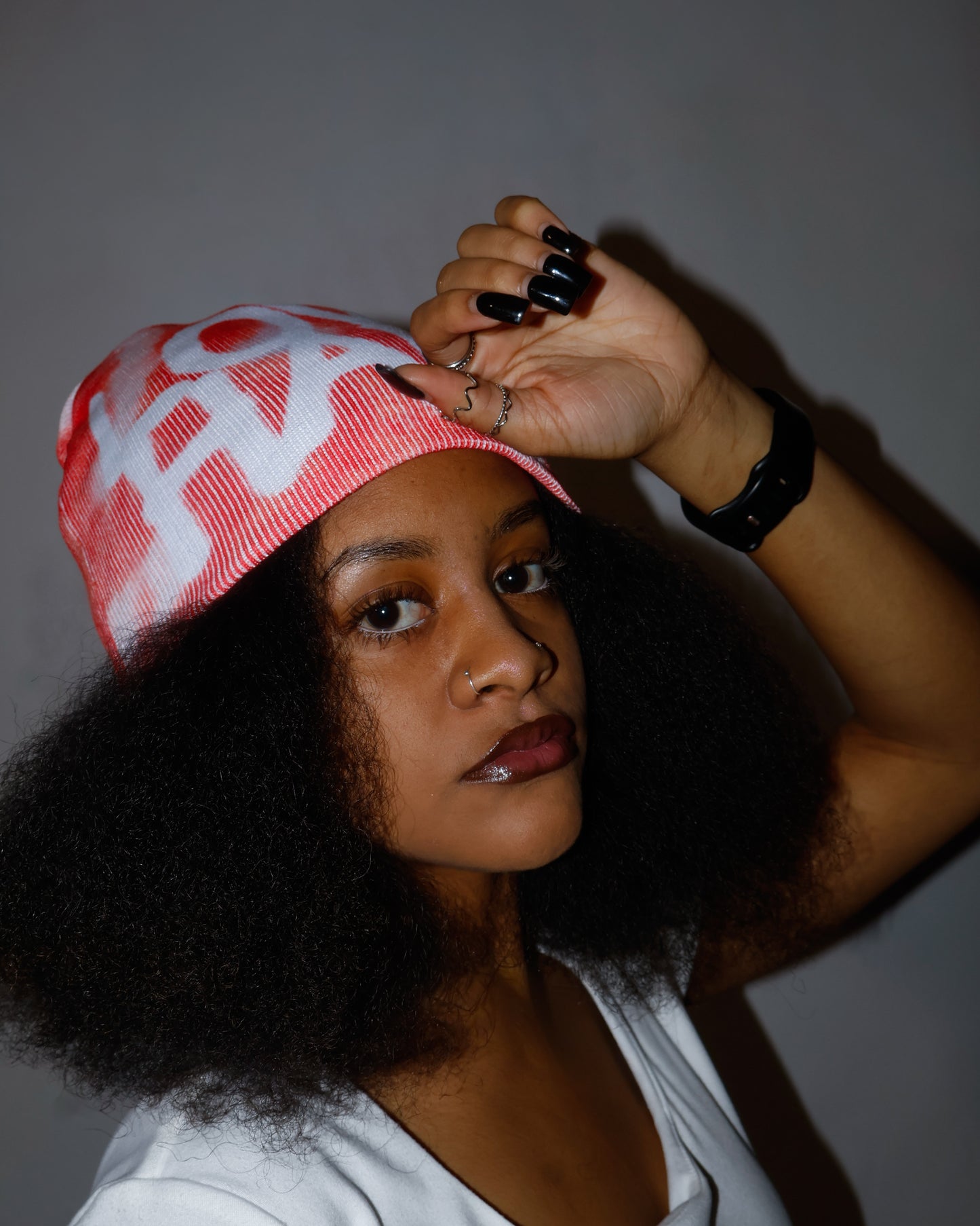 Tye dye LOVEHARD Beanie