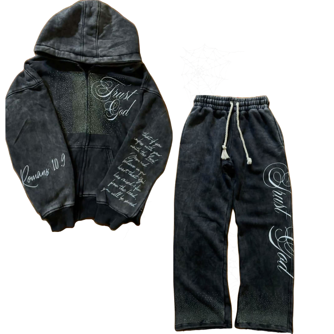 Charcoal Sweatset