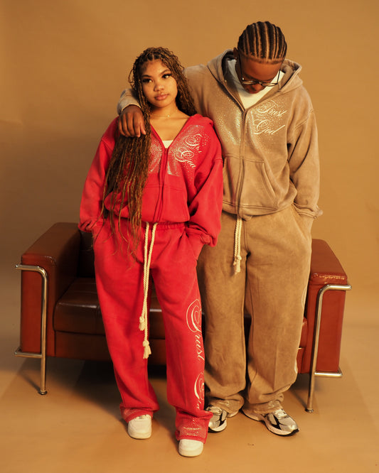 Grey Trust God Sweats