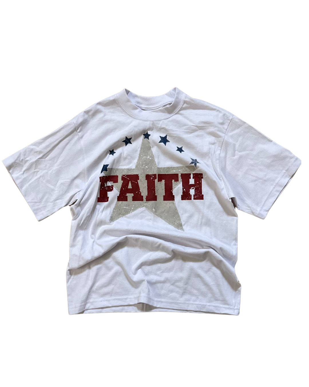 Faith White Tee