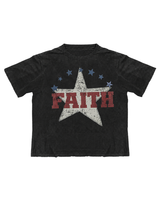 Faith Black Tee