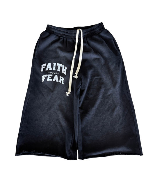 Black Faith Baggy Shorts