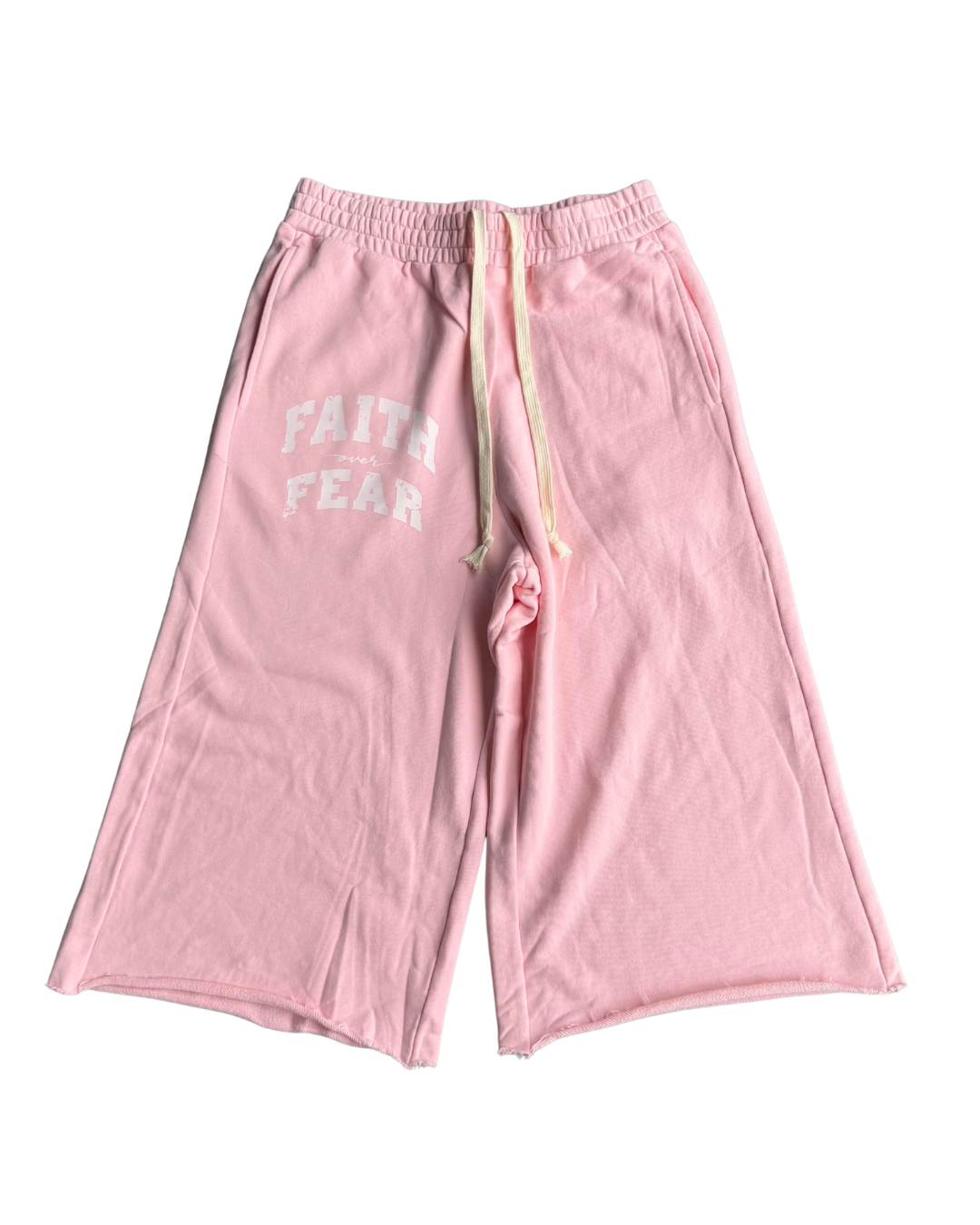 Pink Faith Baggy Sweat Shorts