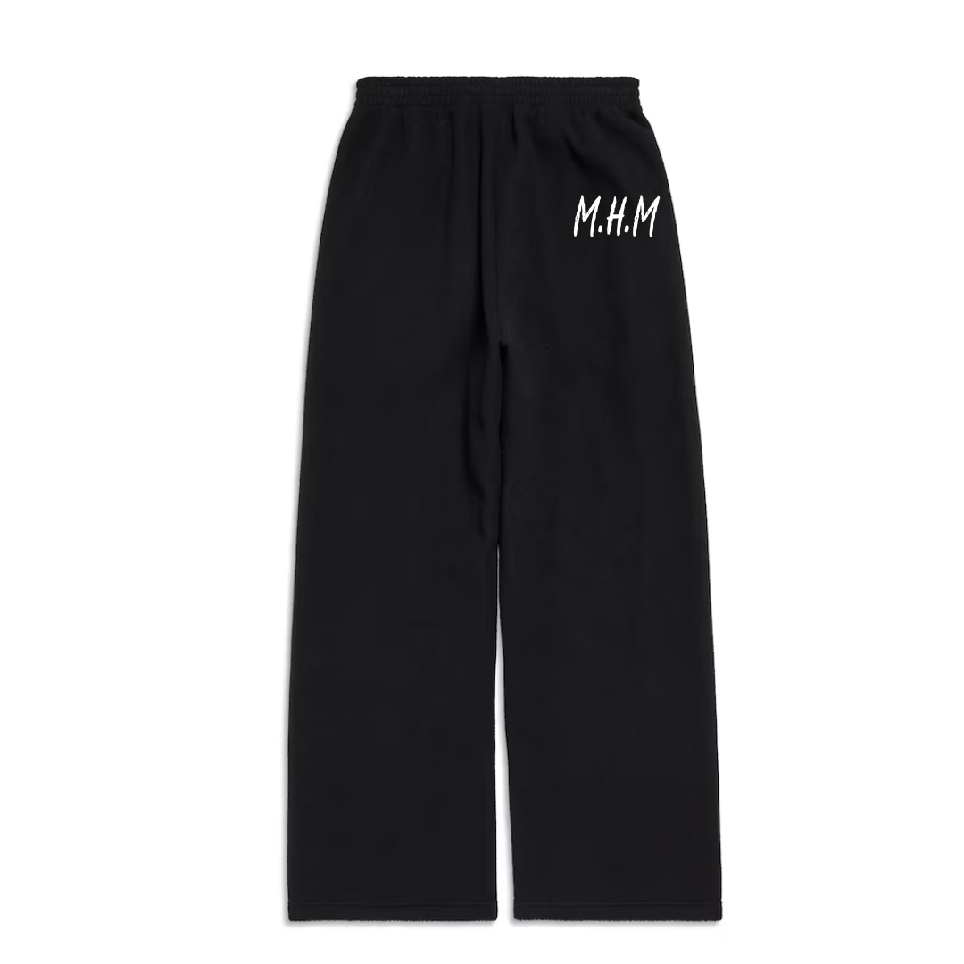 LIMITED BLACK M.H.M BAGGY SWEATS