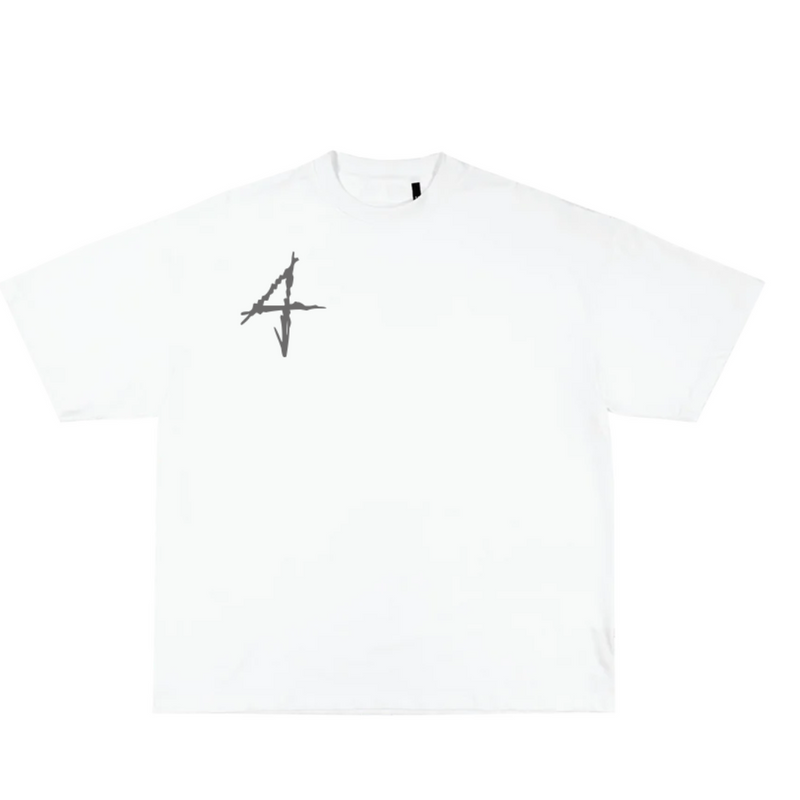 4 White Tee