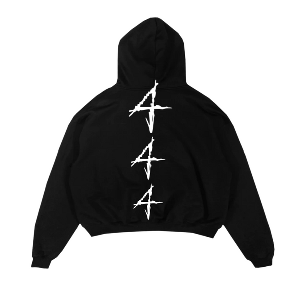 Black 444 Hoodie