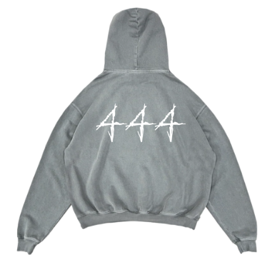 Dark grey 444 Hoodie