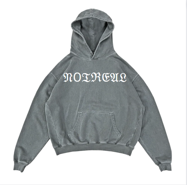 N0TREAL Dark Grey Hoodie